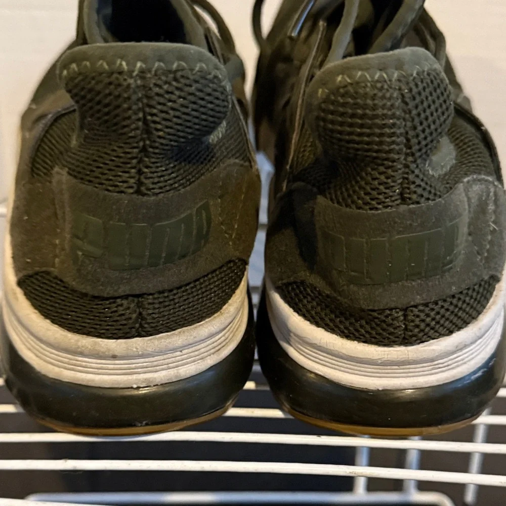 Puma Electron Street Sneakers Olive Green Men 10.5
